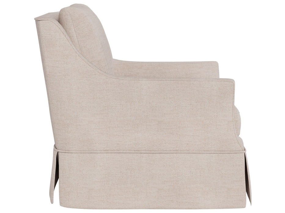 Henri - Skirted Swivel Chair, Special Order - Beige Universal Furniture