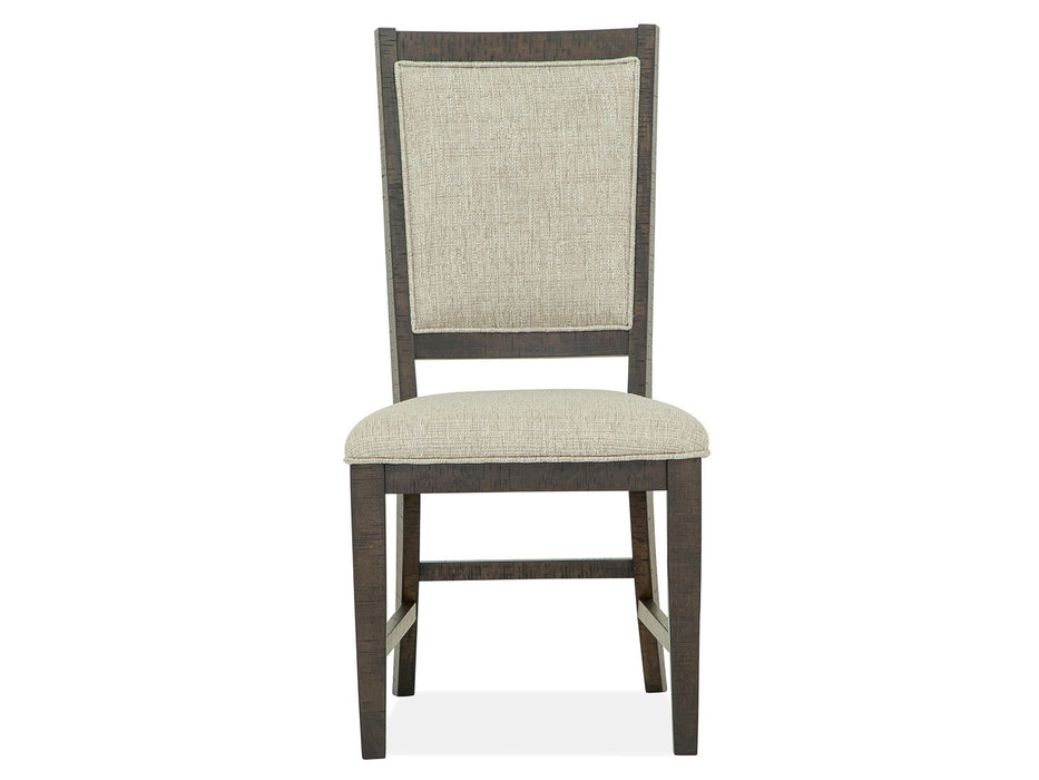 Westley Falls - Step Up Side Chair With Upholstered Seat & Back (Set of 2) - Graphite Magnussen Furniture