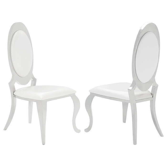 Chester - Upholstered Dining Side Chair (Set of 2) - Creamy White