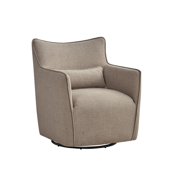 Ayla - Swivel Accent Chair With Matching Lumbar Pillow Ridgecrest Home