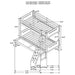 Bunk Bed With Built In Ladder, Safety Guardrails And Angled Access Step Furniture Max
