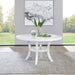Tyler - Round Dining Table With Shelf Round Table - White Furniture Max