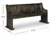 Bellamy - Bench With Back - Peppercorn Magnussen Furniture