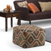 Johanna - Handcrafted Square Pouf Simpli-Home