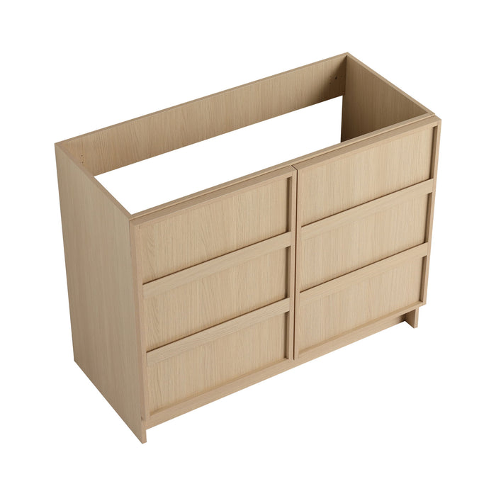 Freestanding Bathroom Vanity With Soft Close Doors Home Essentials