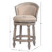 Barrel Back Stool With Swivel Home Essentials