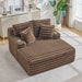 Oversized Chaise Lounge Chair Indoor With Pillows For Living Room Hearth and Haven