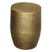 Johnsen - Morse Pattern Accent Table - Antique Brass Simpli-Home