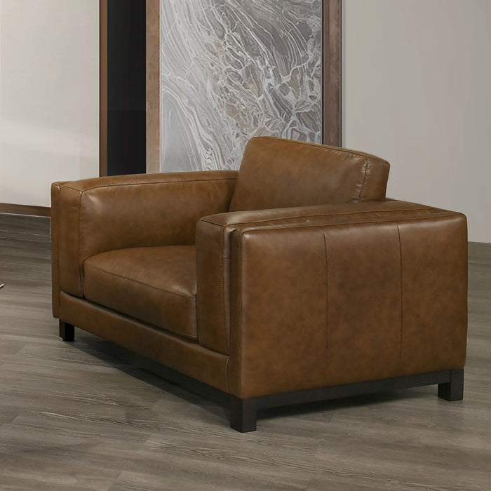 Sayer - Chair - Brown New Classic