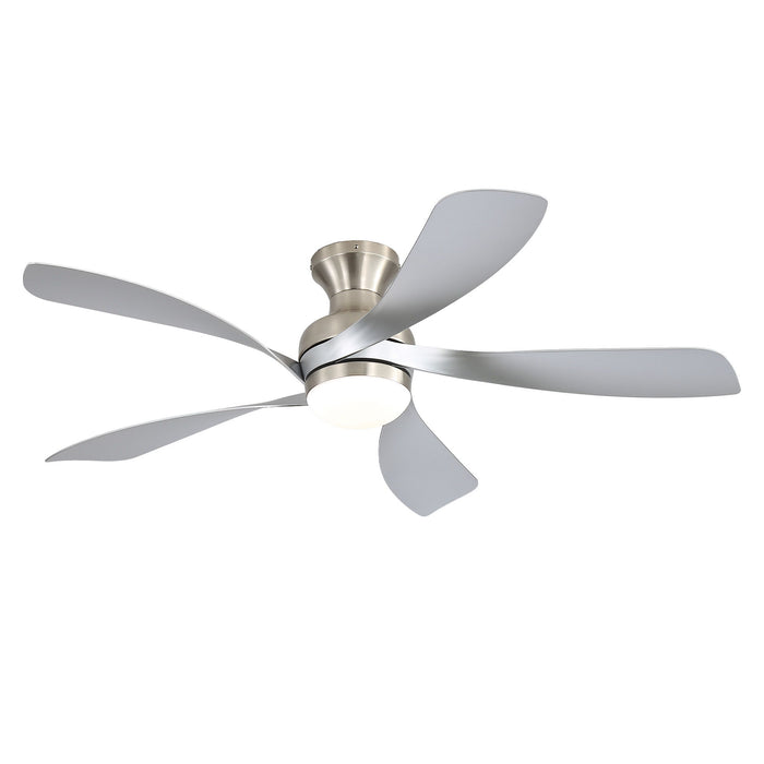 52" Ceiling Fan With 3 Color Dimmable LED Light, DC Reversible Motor, 6 Speed Settings Daily Nest