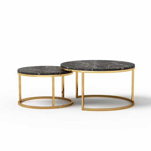 2 Piece Nesting Coffee Table Set For Living Room Home Essentials