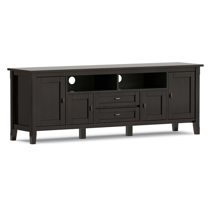 Warm Shaker - TV Media Stand - Hickory Brown Simpli-Home