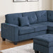 Sectional Set With Corner Wedge Ottoman USB Port Home Essentials