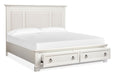 Kingston - Upholstered Panel Storage Bed Magnussen Furniture