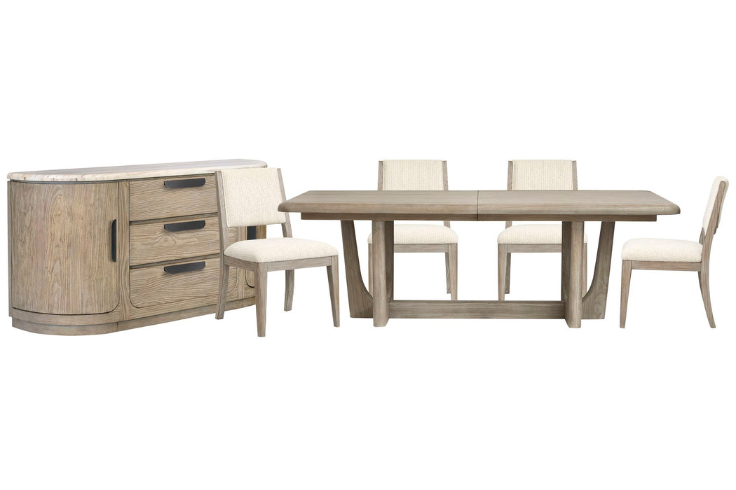 Braelyn - Extendable Trestle Dining Table Set Magnussen Furniture