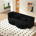 Modern Floor Sofa With 2 Pillows, Twin Size For Living Room Home Essentials
