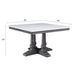 Yabeina - Square Dining Table - Marble Top Top & Gray Oak ACME