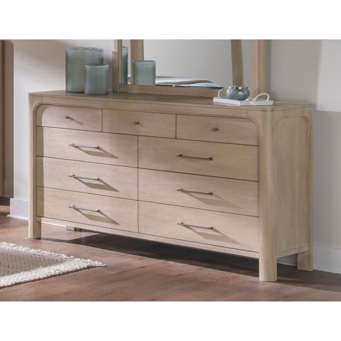 Flores - 9 Drawer Dresser - Mango Color Furniture Max