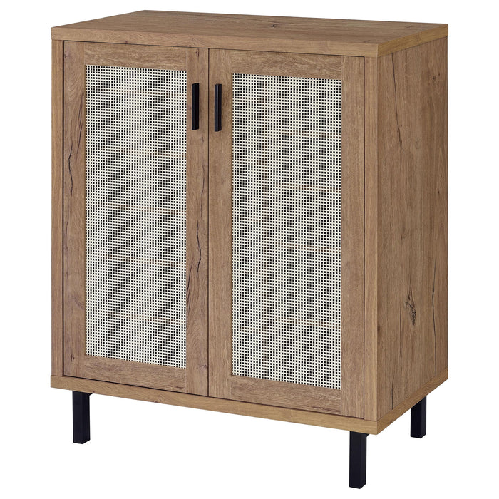 Stagg - 2 Door Shoe Storage Cabinet - Natural Furniture Max