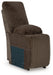 Top Tier - Console With Storage - Chocolate Signature Design by Ashley®