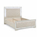 3 Piece Bedroom Contemporary Set, Bed With LED Lights And 2 Nightstands Home Essentials