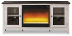 Dorrinson - TV Stand With Fireplace Insert Signature Design by Ashley®