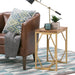 Selma - Handcrafted Metal And Wood Accent Table Simpli-Home