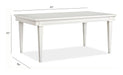 Willowbrook - Extendable Rectangular Dining Table - Egg Shell White Magnussen Furniture