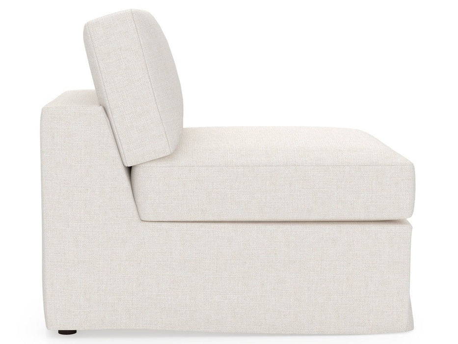 Maxx - Slipcover Armless Chair, Special Order - White