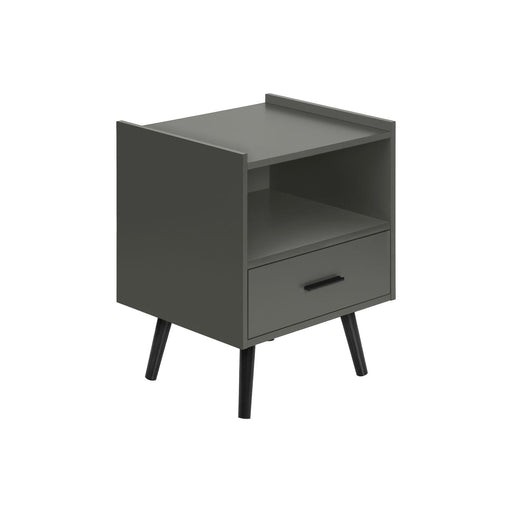 Modern Accent Table With Storage Drawer 8th Street