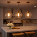 Gleam - Single Light Pendant Lamp With Clear Globe Satin - Antique Brass / Clear / Gold Ashcroft Furniture