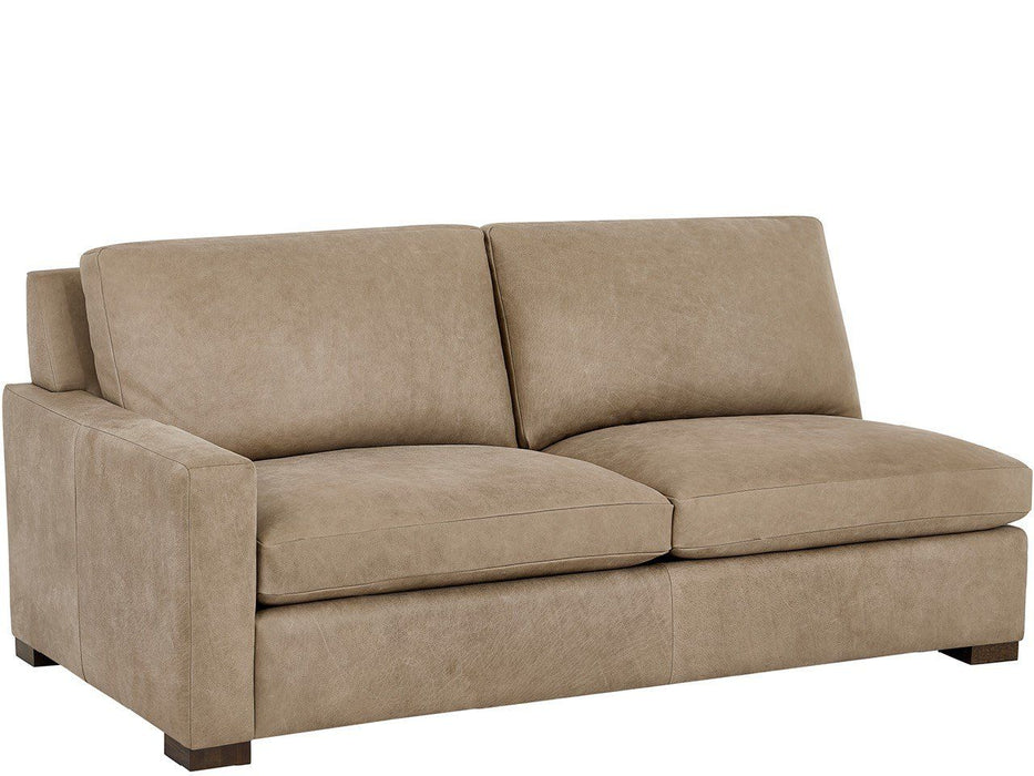 Fletcher - Loveseat LAF - Dark Brown