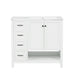 Bathroom Vanity With Sink Top, Bathroom Vanity Cabinet With 2 Doors And 2 Drawers, Open Shelf Hearth and Haven