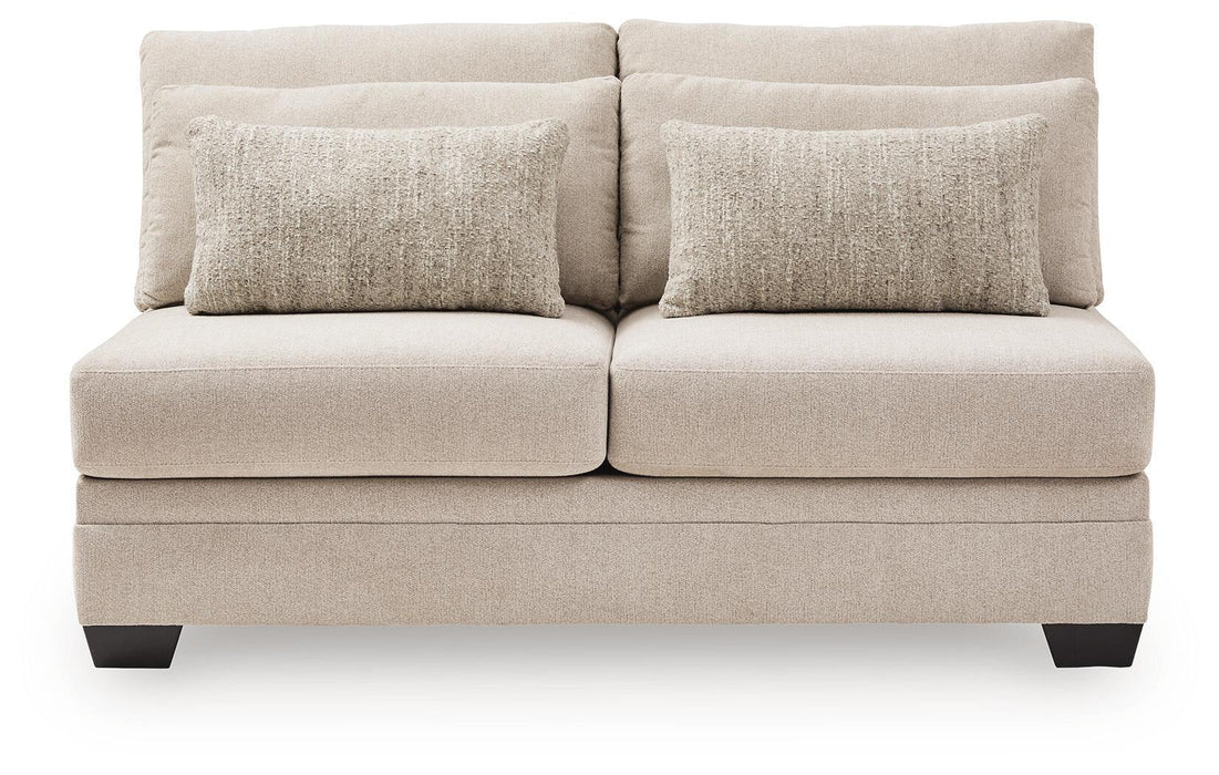 Mandi Point - Armless Loveseat - Marble Benchcraft®