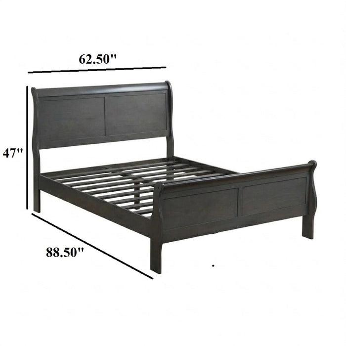 Louis Phillipe Sleigh Bed Home Essentials