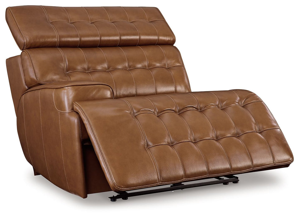 Temmpton - Laf Zero Wall Power Recliner - Chocolate Signature Design by Ashley®