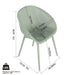 Modern Lounge Chair Set With Round Table Home Essentials