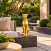 Leopard Statue, Animal Sculpture For Decor - Gold Daily Nest
