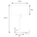 Bellflower - Drum Shade Lamp Furniture Max