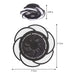 Bladeless Ceiling Fan With Remote Control, 6 Speeds Dimmable Light, Enclosed Low Profile For Living Room - Black Daily Nest