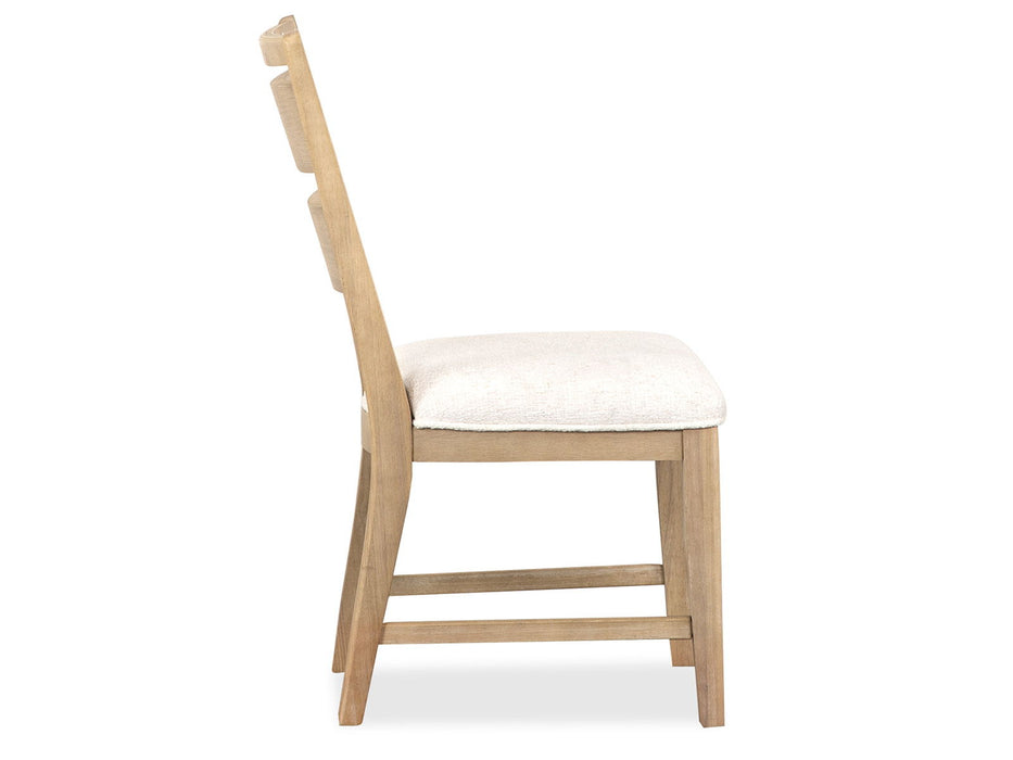 Somerset - Dining Side Chair With Upholstered Seat (Set of 2) - Butternut and Omari Natural Magnussen Furniture