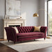 3 Person Sofa With Deep Seat, Tufted Backrest Home Essentials