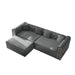 3-In-1 Convertible Sleeper Sofa With Movable Ottoman For Living Room Home Essentials