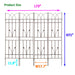 Metal Garden Trellis Rustproof For Climbing Plants Outdoor Flower Support Daily Nest