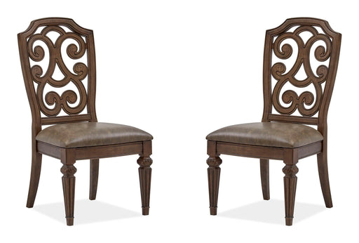 Durango - Wood Dining Side Chair With Upholstered Seat (Set of 2) - Willadeene Brown Magnussen Furniture