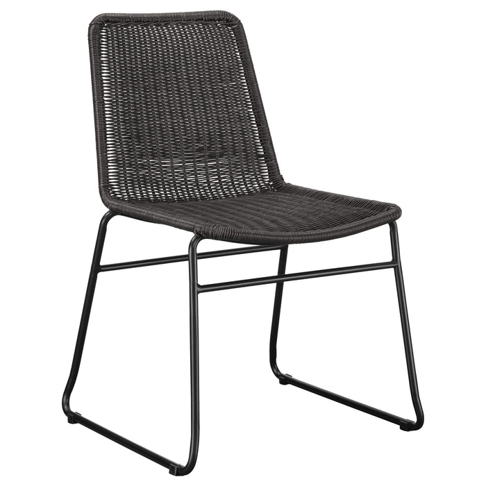 Dacy - Dining Side (Set of 2) And Sturdy Sled Base - Brown Furniture Max