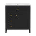 Bathroom Vanity With Sink, 3 Drawers And Adjustable Shelf, Freestanding Storage Unit Hearth and Haven