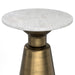 Leyla - Side Table - Antique Brass Simpli-Home