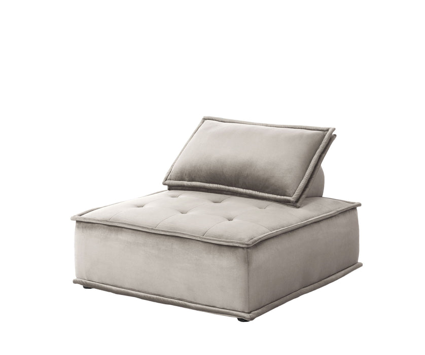 Anna - Armless Lounge Chair Lilola Home