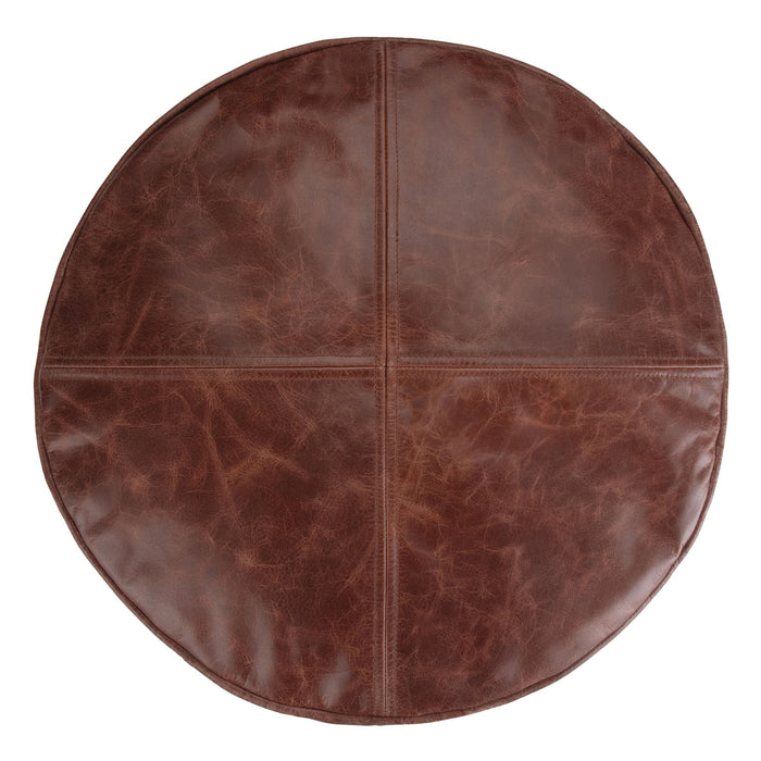 Connor - Handcrafted Round Pouf Simpli-Home